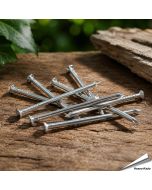 Boomvriendelijke aluminium spijkers ✔️ Perfect voor het ophangen van nestkasten, vogelvoederhuisjes en andere dingen aan een boom ✔️ Roest niet - niet schadelijk voor bomen ✔️ Koop online bij Hoezo-Kado