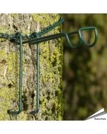 Boomhaak met ketting (groen)
