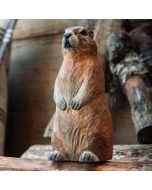 Houten alpenmarmot van Wildlife Garden – een prachtige decoratie waar het hele gezin van zal genieten! ✔️ Natuurgetrouw vormgegeven en realistisch gekleurd ➤ Bestel nu eenvoudig online bij Aniculis
