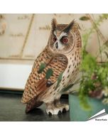 DecoBird - Ransuil | Houtgesneden vogel | lindenhout - Aniculis