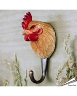 Kledinghaak - Hen / Kip ✔️ Gemaakt van hoogwaardig hout en met de hand beschilderd ✔️ Handgemaakt en milieuvriendelijk ✔️ Maximaal draagvermogen: 10 kg ➤ Bestel nu op www.aniculis.nl