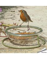 Voedertafel I Love Robins voor vogels ✔️ Stevig en duurzaam materiaal ✔️ Gemakkelijk te onderhouden ✔️ Ideaal voor kleine tuinvogels ➤ Bestel op www.aniculis.nl