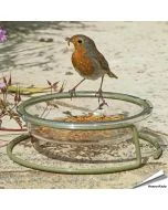 Voedertafel I Love Robins voor vogels ✔️ Stevig en duurzaam materiaal ✔️ Gemakkelijk te onderhouden ✔️ Ideaal voor kleine tuinvogels ➤ Bestel op www.aniculis.nl