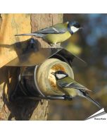 Metaaldraad Pindakaaspothouder voor potjes vogelpindakaas - Aniculis