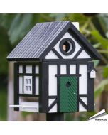Multiholk Korsvirke van Wildlife Garden ✔️ Nestkast en voederhuis in 1 ✔️ Voor kleine tuinvogels ✔️ Geïnspireerd op Scandinavische architectuur ➤ Bestel direct in de Aniculis Shop
