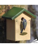 Nestkast pimpelmees "Week van de Nestkast" ✔️ Aanbevolen door Vogelbescherming NL en SOVON ✔️ FSC-gecertificeerd hout ✔️ Mooie geschenkdoos ✔️ Koop bij Aniculis