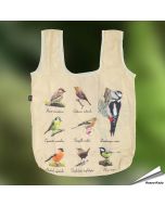 Stijlvolle opvouwbare tas met vogels ✔️ Stevig, ruim & comfortabel ✔️ Perfect voor boodschappen of strand ➤ Bestel nu bij Aniculis