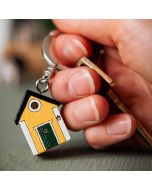 Sleutelhanger Multiholk Villan Geel Wildlife Garden vrijstaand voorzijde | Koop online bij Aniculis.nl