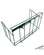 Beschermkooi geschikt voor de Raamvoederhuis Bolmso Birdfeeder ✔️ Metalen constructie, gepoedercoat ✔️ Zonder gereedschap te monteren ➤ Bestel direct bij Aniculis