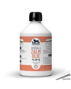Aniculis Omega-3 Zalmolie in fles van 500 ml voor hond, kat en paard