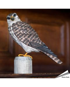 Houtgesneden vogel in de vorm van een Smelleken is een mooie decoratie waar het hele gezin dol op zal zijn ✔️ Levensecht vorm- en kleur gegeven model ➤ Koop nu online bij Aniculis