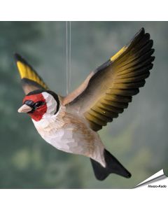 DecoBird - Vliegende Putter | Houtgesneden vogel