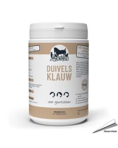 Duivelsklauwpoeder van Aniculis voor hond, kat en paard ✔️ 100% gemalen wortel ✔️ Zonder synthetische hulpstoffen ✔️ Eenvoudig te mengen ✔️ Bestel direct op www.aniculis.nl