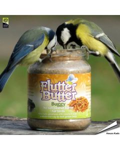 Flutter Butter™ - Echte pindakaas voor tuinvogels - Insecten (330g)