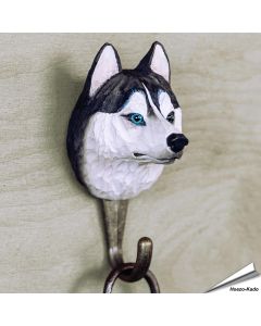 Houten Kledinghaak Siberische Husky - Wildlife Garden