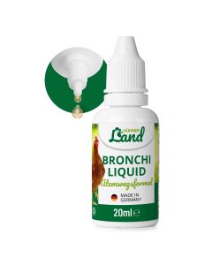 Bronchi Liquid voor vrije luchtwegen bij kippenverkoudheid en loopneuzen ✔️ Met essentiële oliën - 100% natuurlijk ✔️ Makkelijk toe te dienen ➤ Bestel online op www.aniculis.nl