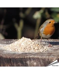 Hoogwaardig wildvogelvoer speciaal voor kleine vogelsoorten ✔️ Met zonnebloemkernen en gehakte pinda’s ✔️ Het hele jaar door voeren ➤ Bestel nu direct op www.aniculis.nl