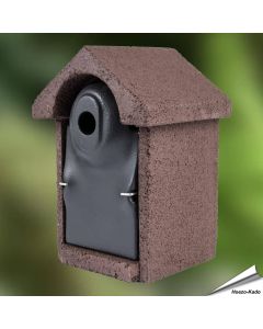 Houtbeton nestkast voor vogels | 32mm invliegopening | bruin | Aniculis