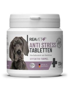 ReaVET Anti-Stress Tabletten voor Honden (120 stuks)
