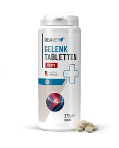 Ontdek ReaVET Gewrichtstabletten FORTE met glucosamine voor honden ✔️ Bevordert soepele gewrichten en ondersteunt de mobiliteit ➤ Bestel nu!