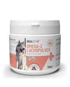 ReaVET Omega-3 Zalm Poeder voor Honden & Katten (300g)