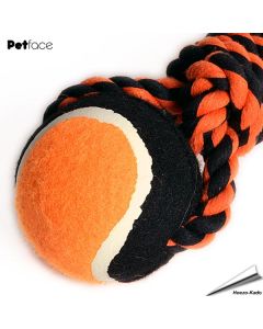 Super Stoer - Tennisbal touw voor honden