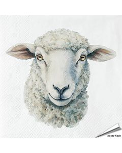 Stijlvolle servetten met een schaap (boederijdier) van Esschert Design ✔️ FSC-papier, 3-laags, biologisch afbreekbaar ✔️ Perfect voor elke tafelsetting ➤ Bestel bij Aniculis