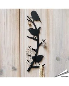 Silhouet wandhanger met vogels