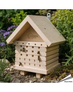 Helpt de Solitaire Bijen in je tuin ✔️ Speciaal aangepaste ingangen ✔️ Voor verschillende soorten Solitaire Bijen ✔️ Een must-have voor ieder met een Tuin ➤ Koop nu bij Hoezo-Kado.nl