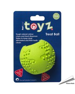 toyz - Rubbere Treat Bal voor honden (90mm)