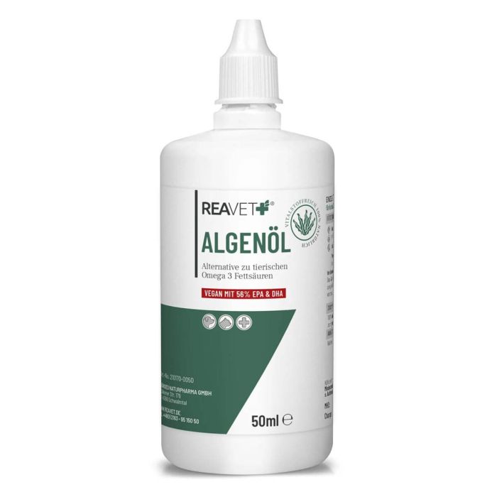 ReaVET Algenolie (50ml) - Alternatief tegen dierlijke Omega-3 vetzuren - Aniculis