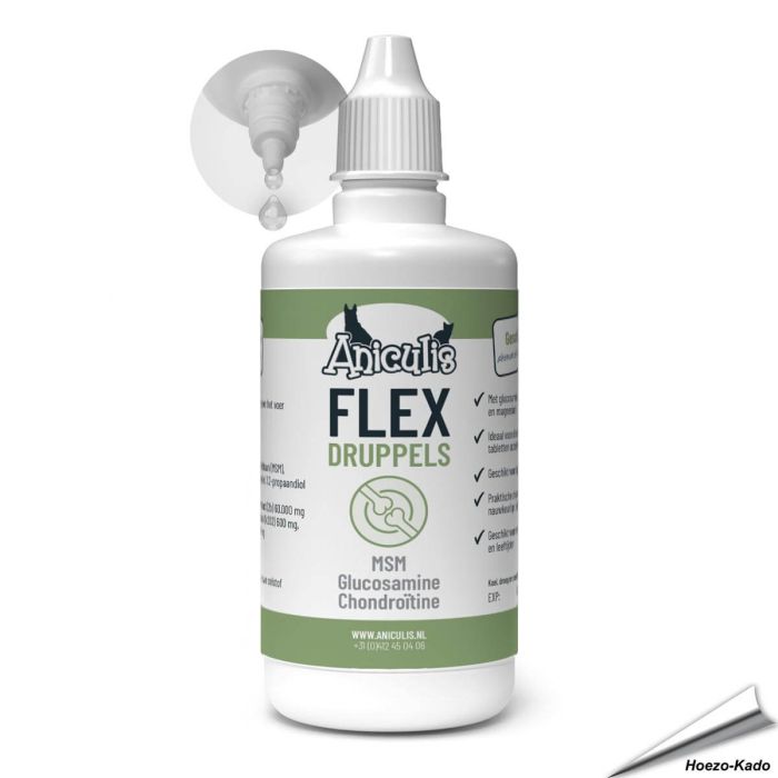 Vloeibaar MSM met glucosamine ✔️ Voor honden en katten ✔️ Voor gewrichten en mobiliteit ✔️ Glucosamine en chondroïtine ✔️ Bestel in de Aniculis Shop