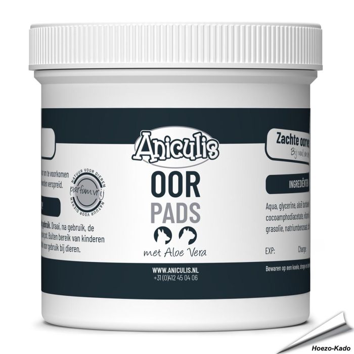 Oor Pads | honden en katten | Bij vuil en oorsmeer | Aniculis