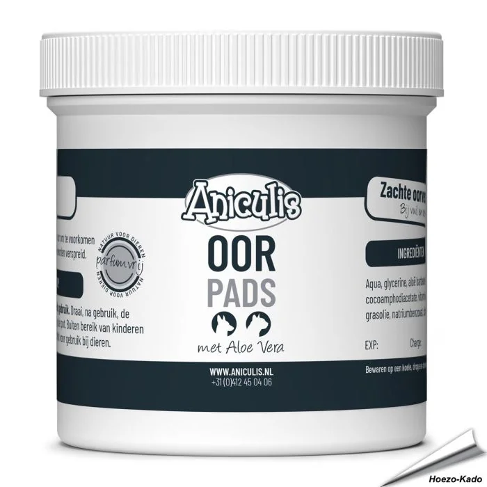 Oor Pads | honden en katten | Bij vuil en oorsmeer | Aniculis