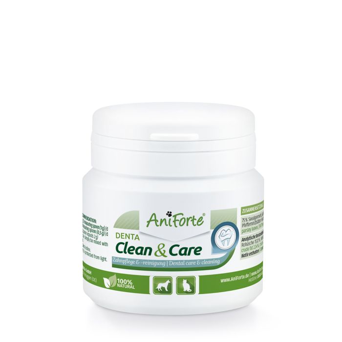AniForte® Denta Clean&Care Tandsteen-EX poeder voor honden en katten (80g)