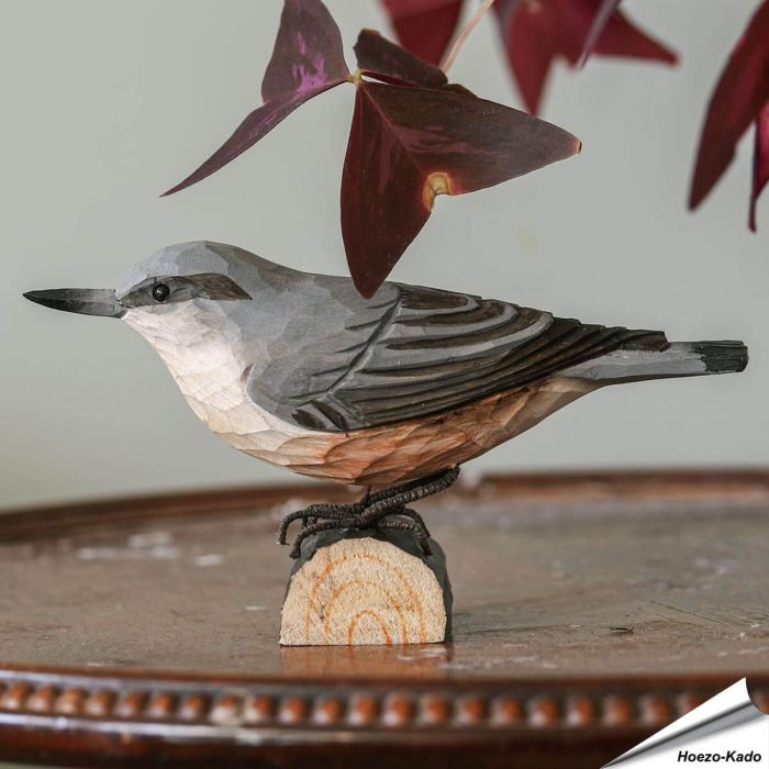 Handgemaakte DecoBird boomklever van hout kopen? Natuurgetrouwe vogel decoratie van Wildlife Garden. Duurzaam cadeau voor vogelliefhebbers - Aniculis