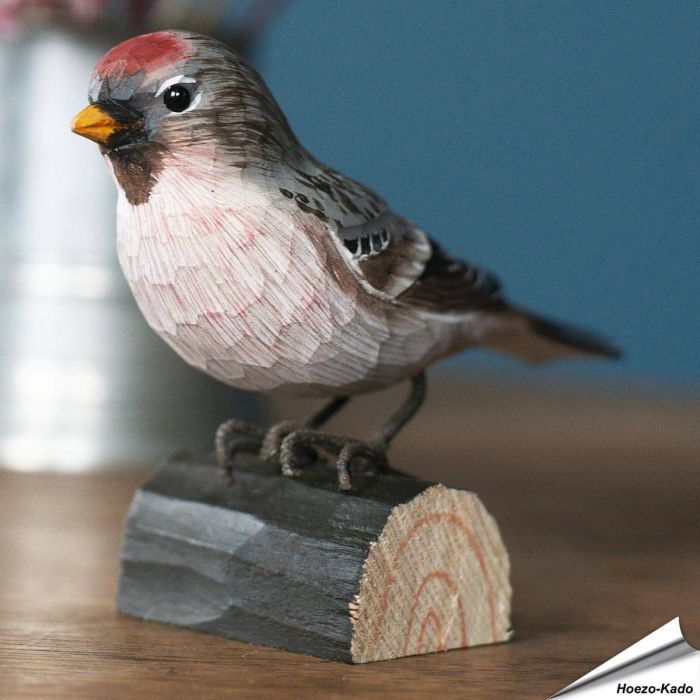Grote barmsijs (Acanthis flammea) - Decobird van Wildlife Garden - Koop online op Aniculis