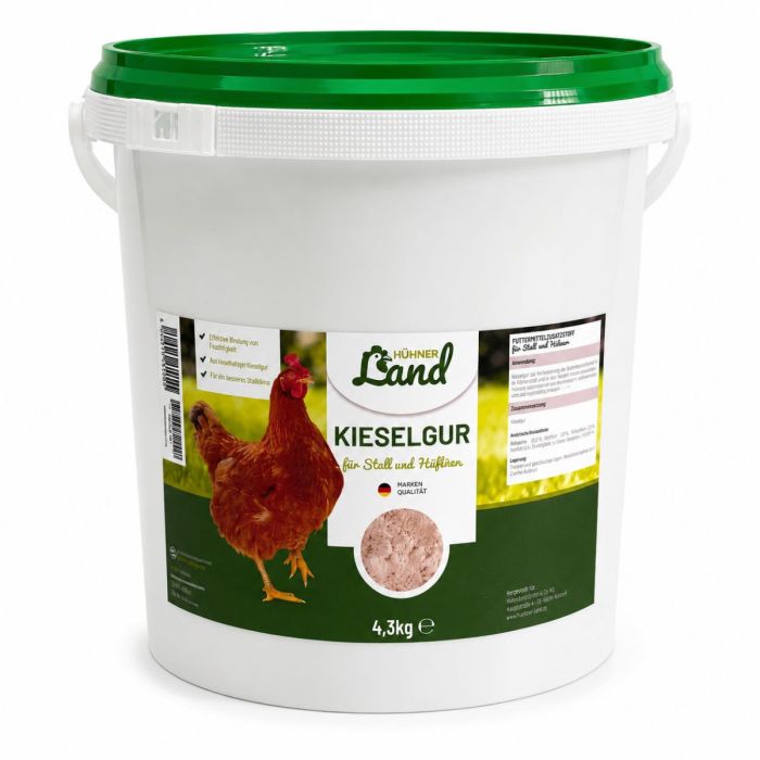 Diatomeeënaarde voor kippen en pluimvee is een 100% natuurlijk product ✔️ Geschikt voor stal, tuin en erf ✔️ Neemt vocht effectief op ✔️ Zorgt voor een prettig stalklimaat ✔️ Nu verkrijgbaar bij Aniculis