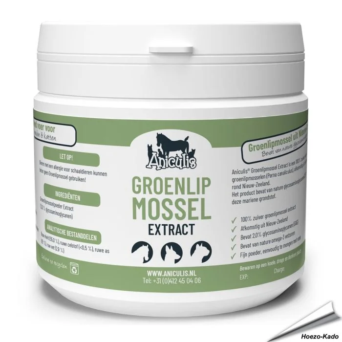 Aniculis Groenlipmossel Extract - Om de gewrichten gezond te houden