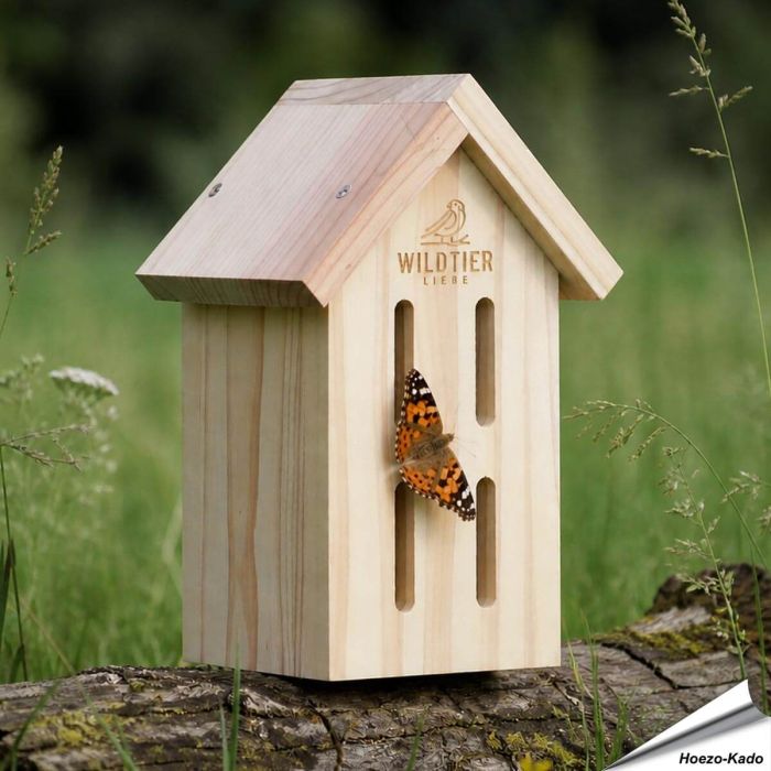 Een gastvrije schuilplaats voor Vlinders ✔️ Weersbestendig ✔️ Ook voor de overwintering ✔️ Verticale openingen ➤ Koop nu bij Aniculis.nl