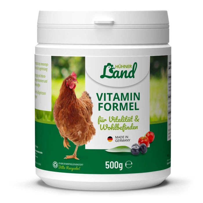 Vitamine Formule voor gezonde kippen ✔️ Ondersteunt het immuunsysteem ✔️ Verbetert de eiproductie en verenkwaliteit ✔️ Voor elk type pluimvee ➤ Bestel op www.aniculis.nl