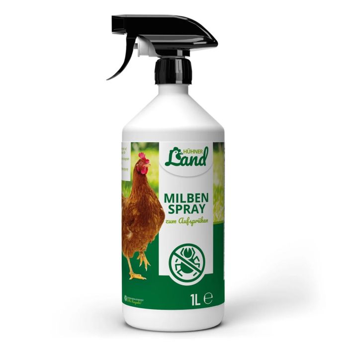Milbenbefall bei Deinen Hühnern und Wachteln? ✔️ Milben-Spray Repellent zur Unterstützung der Abwehr von Milben und Parasiten ✔️ Hühnerstall ➤ Online bei Hoezo-Kado