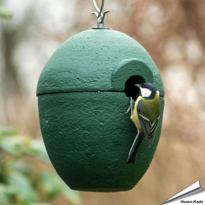 Houtbeton nestkast Malaga | hangend | groen | Aniculis