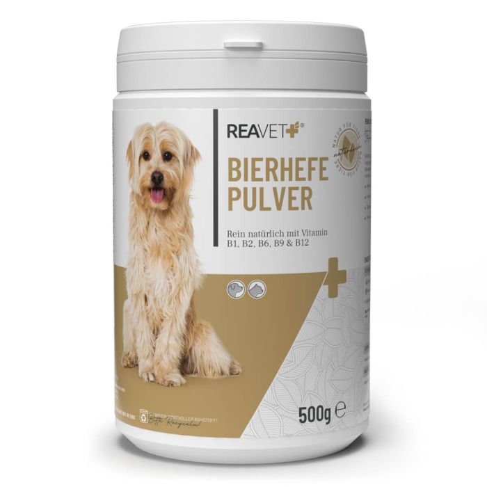 ReaVET Biergist poeder voor Honden, Katten & Paarden (500g)