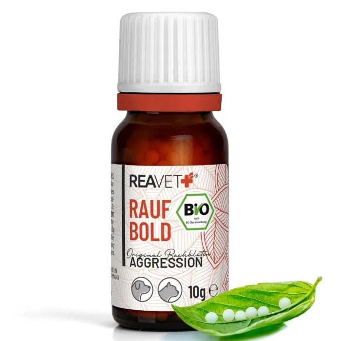 ReaVET Bio Bachbloesem globuli voor Honden, Katten en Paarden - Bullebak (10g)