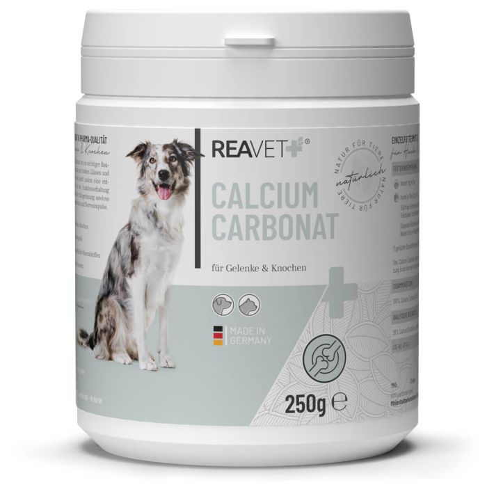 ReaVET Calcium Carbonaat voor Honden en Katten (250g)