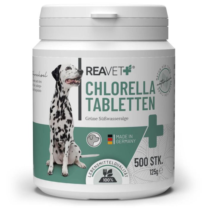 ReaVET Chlorella tabletten voor Honden (500 stuks)