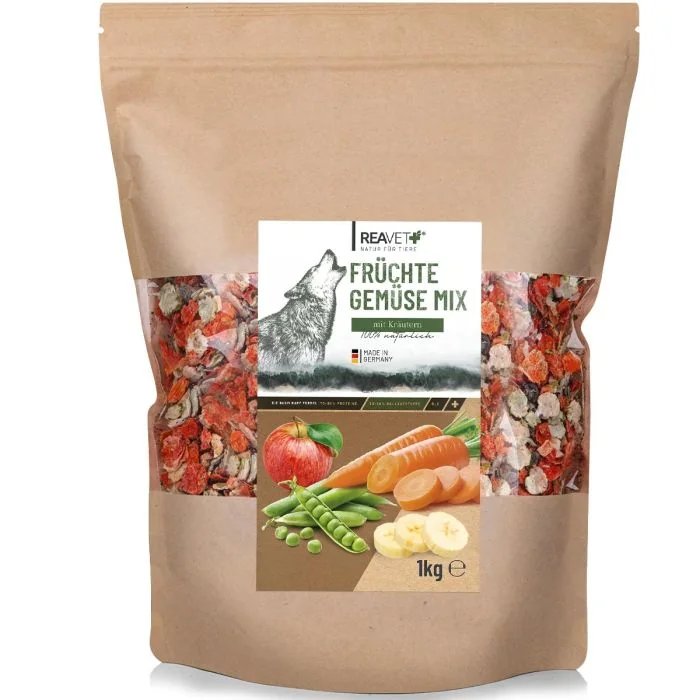 ReaVET Fruit & Groente Mix voor Honden (1 kg) | Aniculis onlineshop