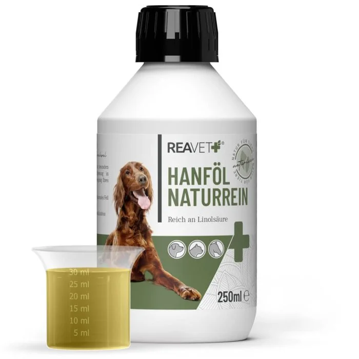 ReaVET Hennepolie voor Paarden, Honden & Katten (250ml)