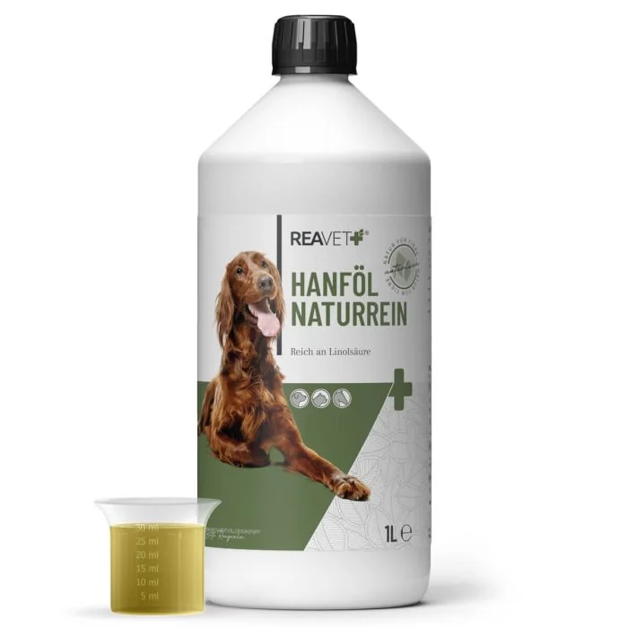 Hennepolie voor paarden, honden & katten | 1 Liter | www.aniculis.nl